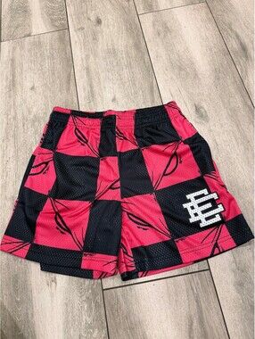 Eric Emanuel x Matty Boy EE Short Pink/Black/Silver Size Small Brand New